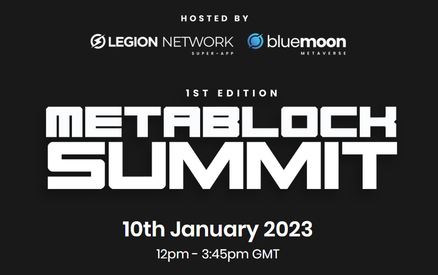 shaman_dp's tweet photo. January 10th a large event🥳
#Metablock Summit is a virtual event organized by the @LegionNetwork__ and @Bluemoon_io
✅Who are and How Will the #Web3 Game Change?
✅What Can An Ideal #Metaverse?
Much more💪
Do not miss the registration for the event👇
https://t.co/mzHiKggX2q https://t.co/b3QhoOH6Px