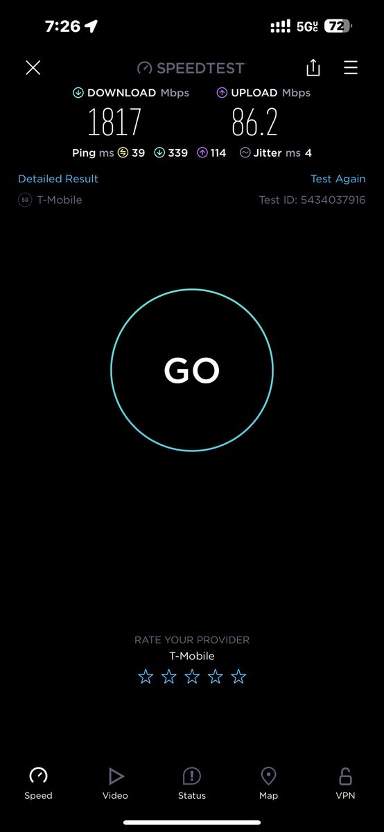 T-Mobile has got Mmwave in parts of Vegas, good stuff to see that is for sure. There also doing pretty well at CES very proud of them