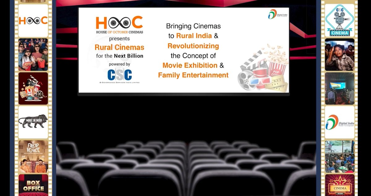 Nitheesh0894's tweet image. Rural Cinemas for the next Billion..
First Time in the history of India..
Powered by CSC .