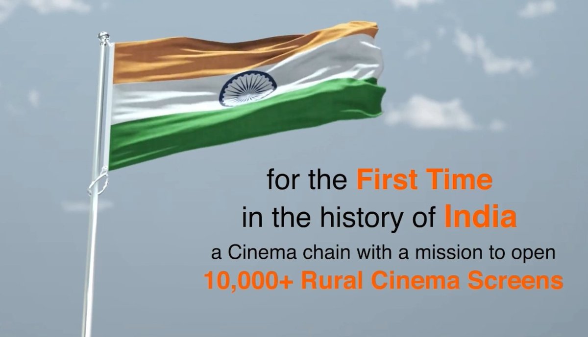 Nitheesh0894's tweet image. Rural Cinemas for the next Billion..
First Time in the history of India..
Powered by CSC .