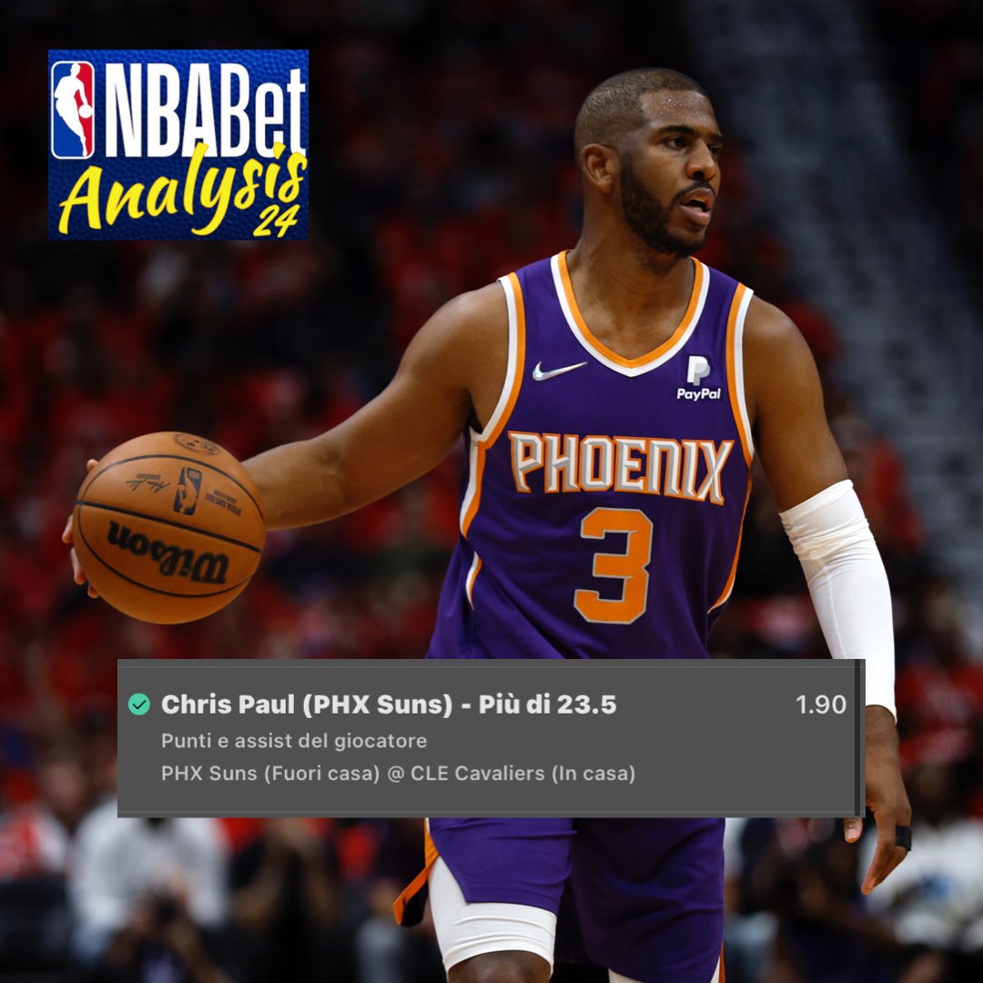 Nbabetanalisys's tweet image. #nba #nbatips #nbaanalysis #tips #tipster #follow #greatnight #amazing #betting #bet #telegram @bet365_it @bet365 #paul #giannis #antetokounmpo #cp3 #chrispaul #durant #cj #jarenjackson