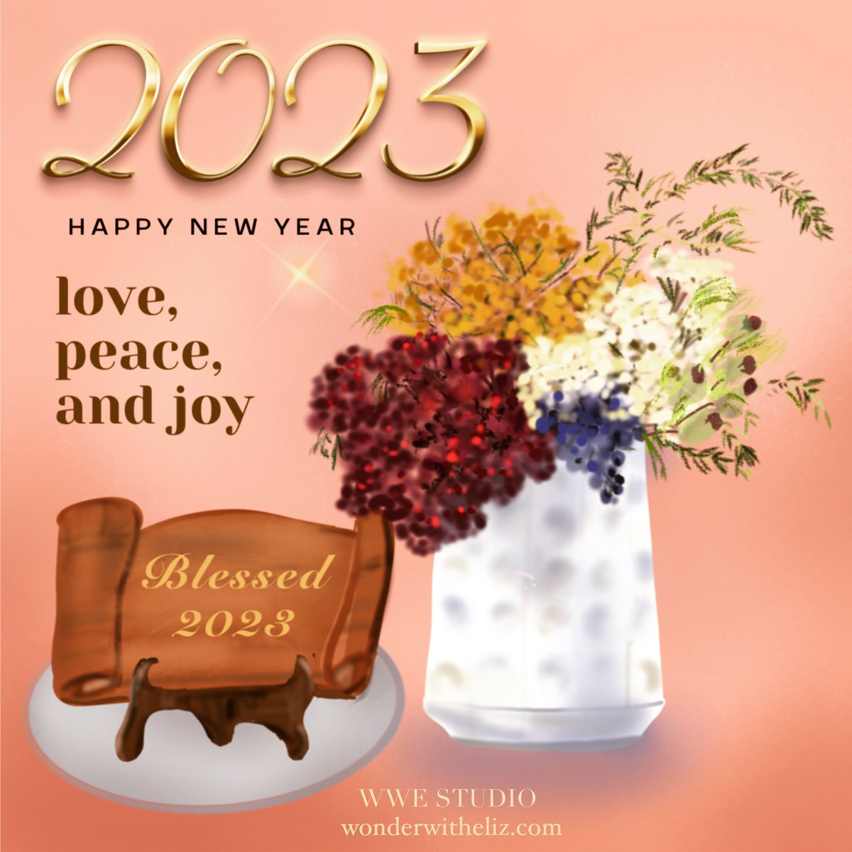 Wishing all a blessed 2023. It’s been a week, how is everyone coping? 
#2023NewYear #DigitalArtist #NFTCommuntiy