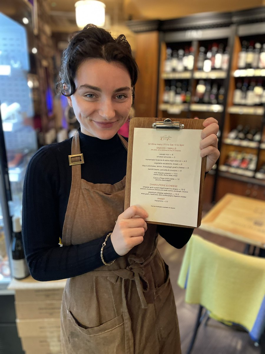 AnthonyRobineau's tweet image. We’re back tonight &amp;amp; tomorrow serving new delicious small plates and snacks at #64winebar #winebar #glasthule