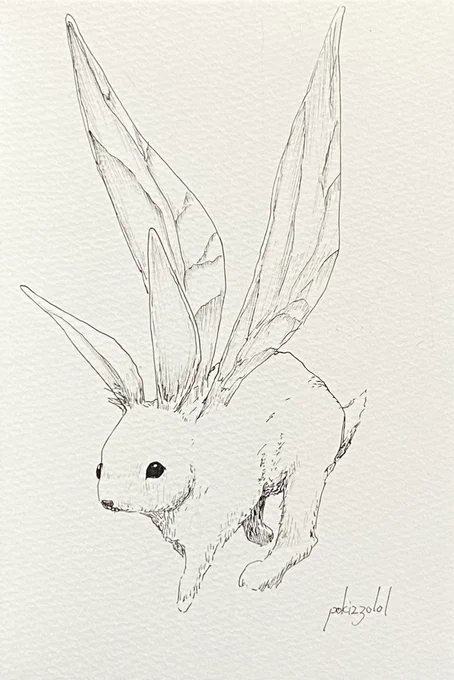 #貴方の世界観を詰め込んだ作品を見せてください
#私の絵柄が性癖に刺さる人に届いて欲しい
この世に程近い異世界の生き物や風景をボールペン等で描いています。 