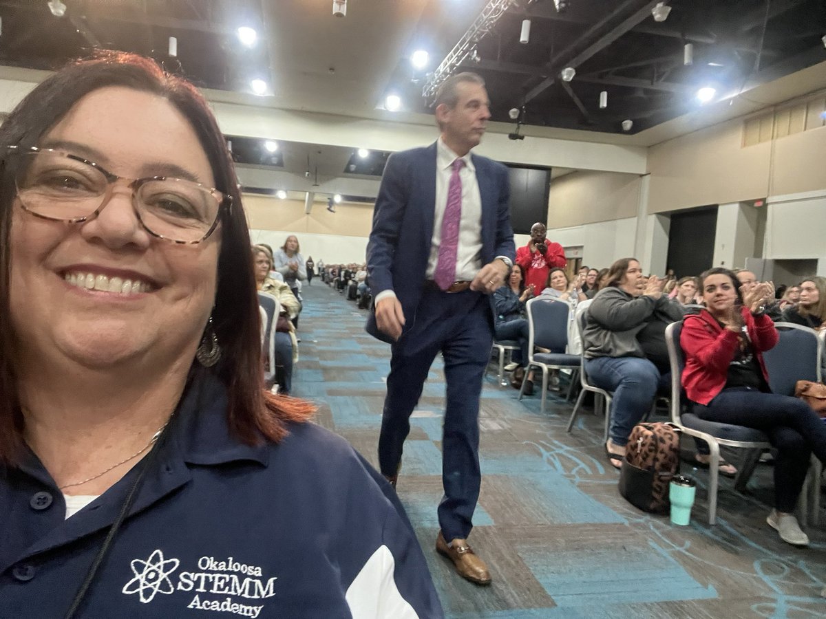 Great morning hearing the wise words of a dynamic leader and educator! Thank you <a href="/ToddWhitaker/">Todd Whitaker</a> <a href="/mdchambers25/">Marcus Chambers- Superintendent of Schools</a> I was definitely fan girling!