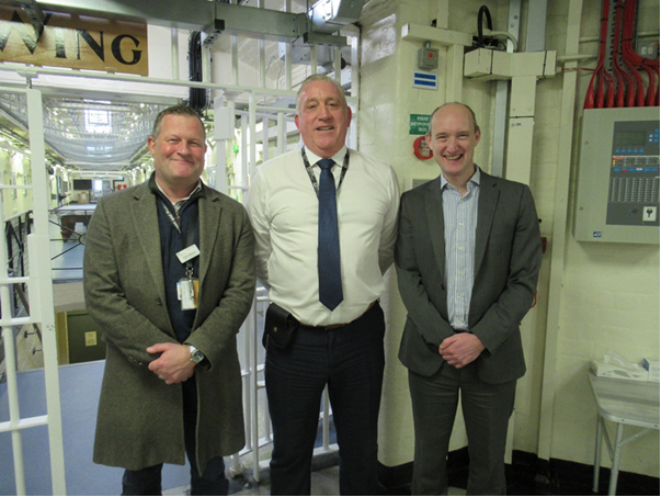 Today HMP Swansea saw the retirement of their in charge Governor, Brian Ward.  Brian has worked tirelessly for HMPPS for nearly 30 years and his friends and colleagues will be very sad to see him go, but wish him all the very best in his retirement.