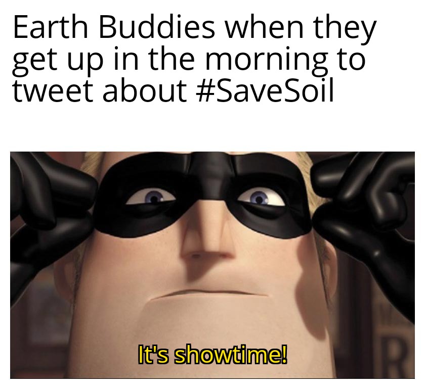 It's Showtime!

#SoilChallenge #SaveSoil @cpsavesoil