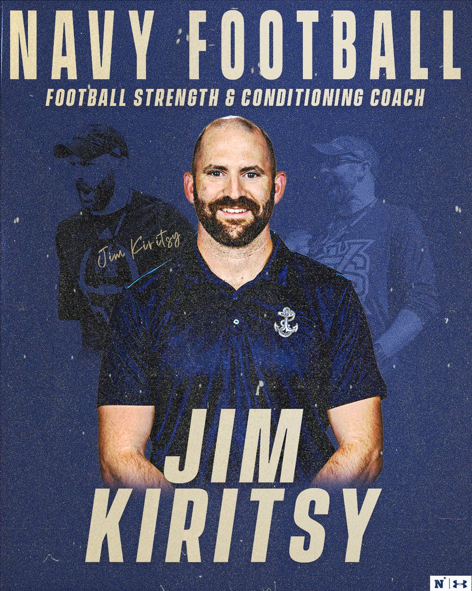 Welcome to the Yard coach Kiritsy!

#GoNavy | #RollGoats