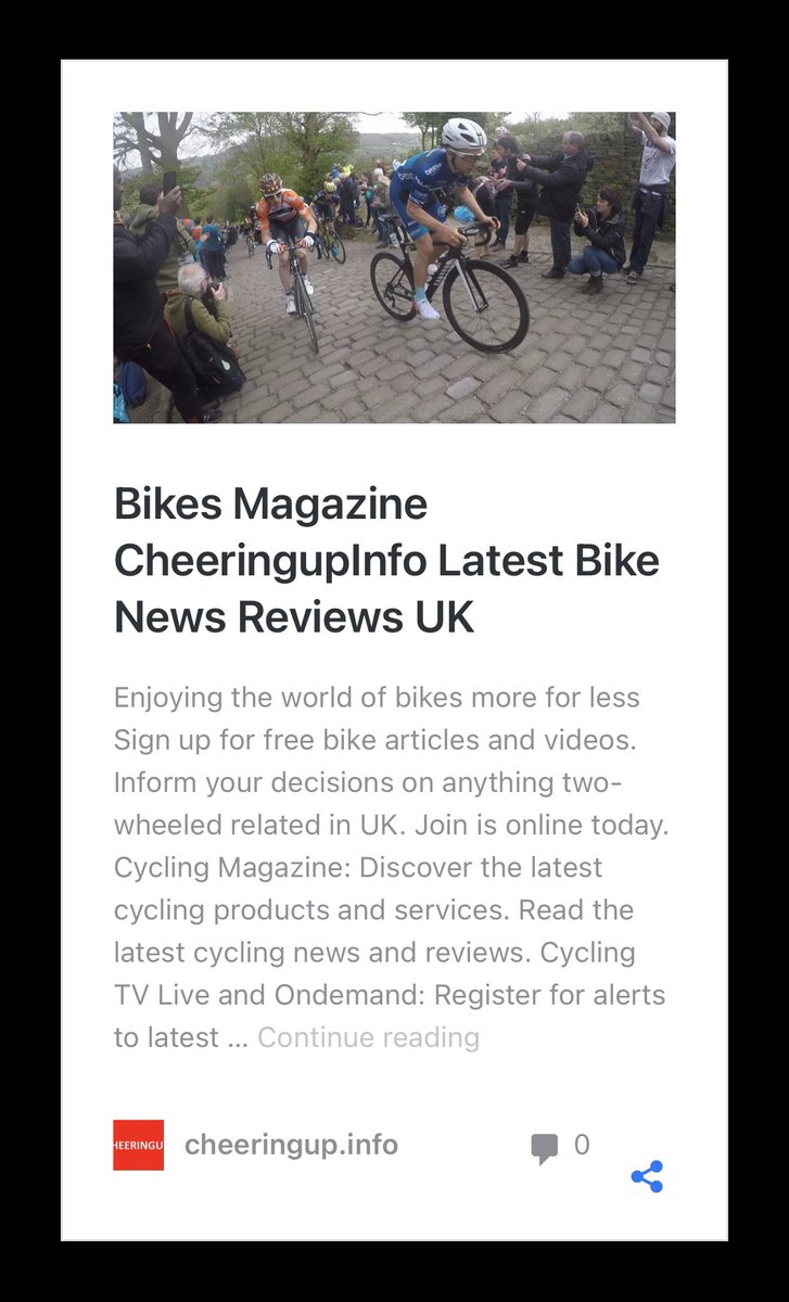 CheeringupDeals's tweet image. Bikes Magazine UK cheeringup.info/online/cheap-b… #BikeMag #CyclingMag #GuidePrice #CheeringupInfo #CheeringupTV
