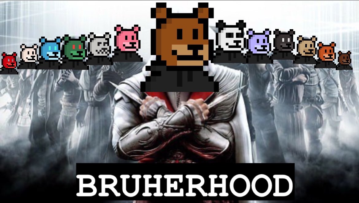Hello <a href="/bruh_bears/">Bruh Bears ʕ•ᴥ•ʔ</a>, the brotherhood has arrived to protect the ecosystem. 

A thread 🧵 1/4.
1🧵This is not just a DAO, it is a place where you will find everything you need to become strong. It is a center for all holders who remain active no matter what.