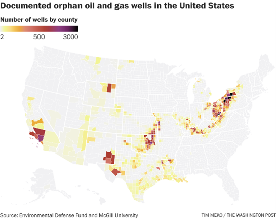 fossilfreeusa's tweet photo. #DeptofInterior is awarding money to to plug >10K wells, a total of $56M to 24 states. #OH reported the highest number of #orphanedwells of any state — 20,439 vs 891 last year. https://t.co/jEJiIlvbPo