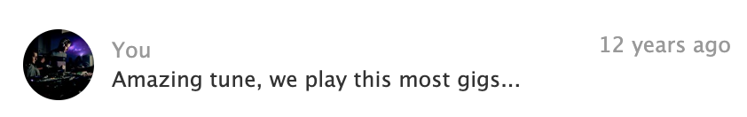blackdownLDN's tweet photo. Just found a SoundCloud comment by myself from... 12 years ago eeek 🤣

Anyway @MaxwellD1 "Gone Away" is still an emotional banger: https://t.co/92AdHDzdGU https://t.co/Xhjk79ejM1