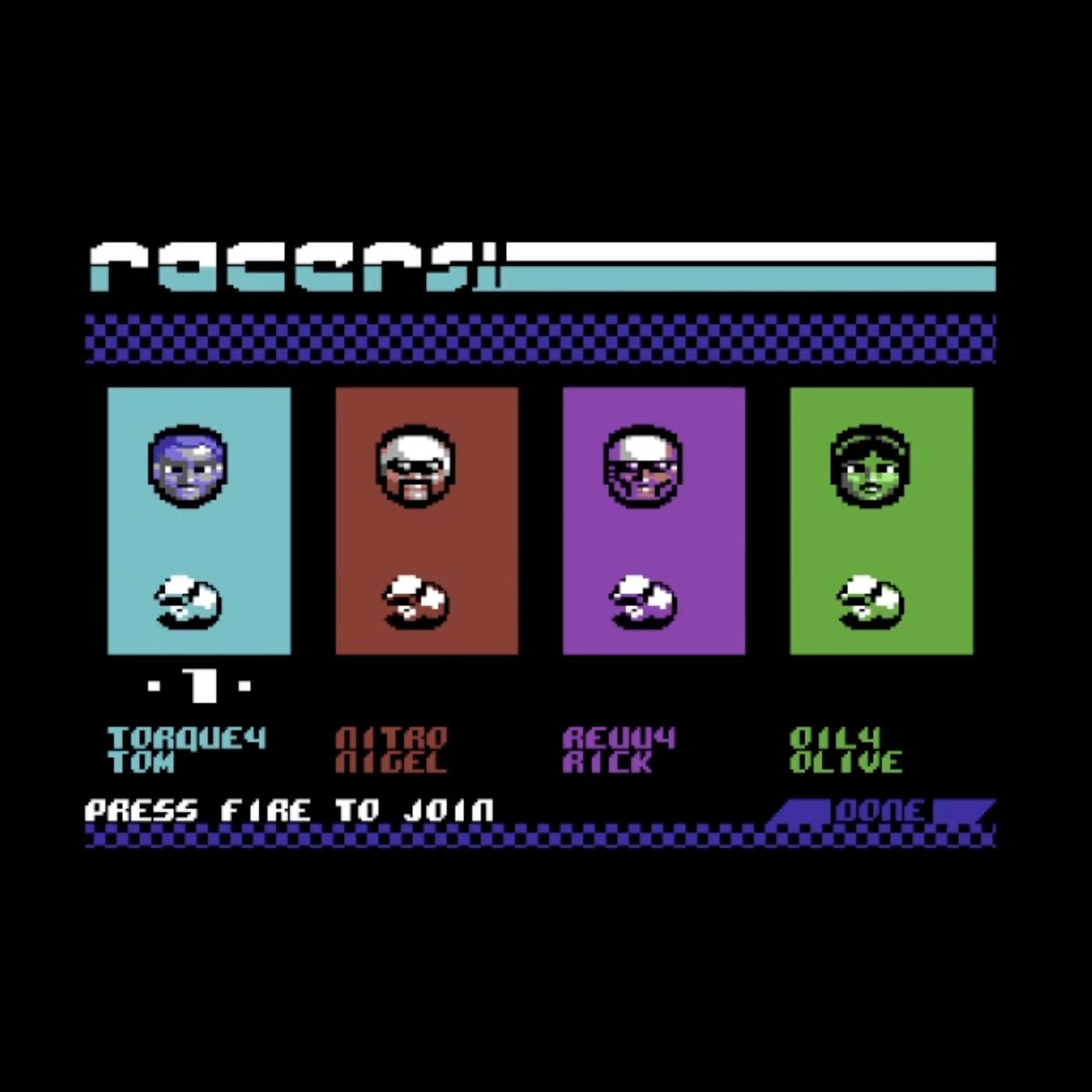 retroguybry's tweet photo. Muddy Racers by Monte Boyd. This is really good, worth the wait and great fun (except when you go from hero to zero on the last lap!). ๐ฌ#Commodore64 #C64 #Protovision #Retrogaming https://t.co/nB7AEKax2u