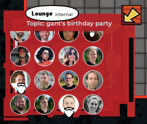 GantLaborde's tweet photo. This is what a remote work birthday wishing looks like.  Tons of kind words from the team, followed by an epic internal workshop on #ReactNative @expo #EASUpdate  by @frankcalise https://t.co/EeB64L4oAb