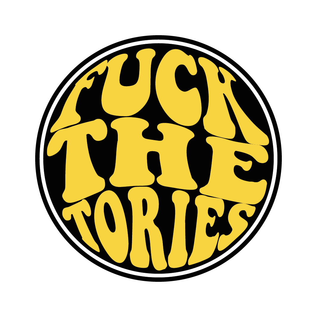 aaronsmith1417's tweet photo. Back with a fan favourite! F**K The Tories stickers &amp; T-Shirt back on my Etsy because we all agree they can do one. Not only that, but 10% of every sale will be donated to The Trussel Trust who help support over 1000 food banks in the UK. Link below:

https://t.co/obXJMvmus0 https://t.co/54qbEXu33d