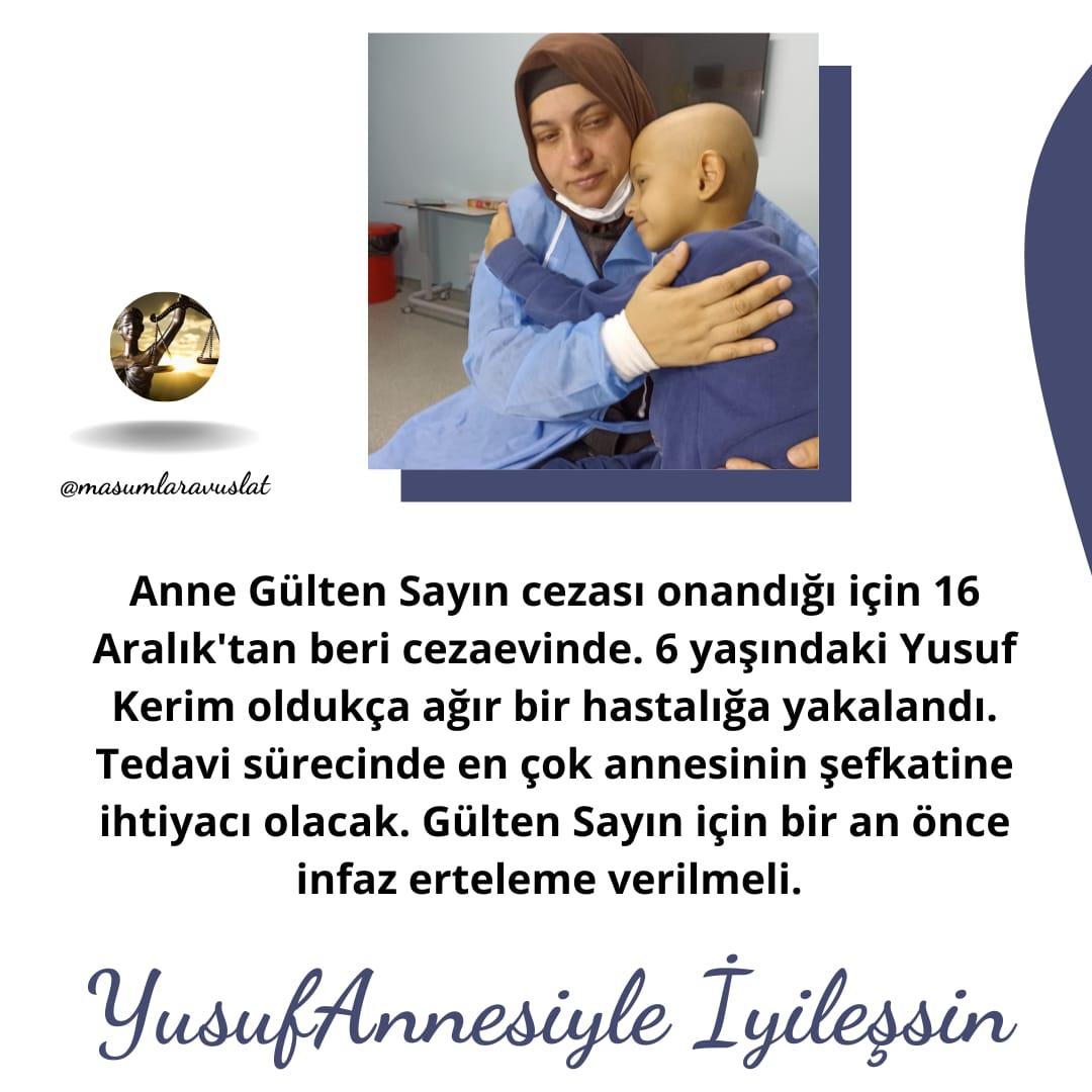 athinahvh's tweet photo. Gülten Sayın'a infaz erteleme verin YusufAnnesiyle İyileşsin https://t.co/sXdGL4GVcZ