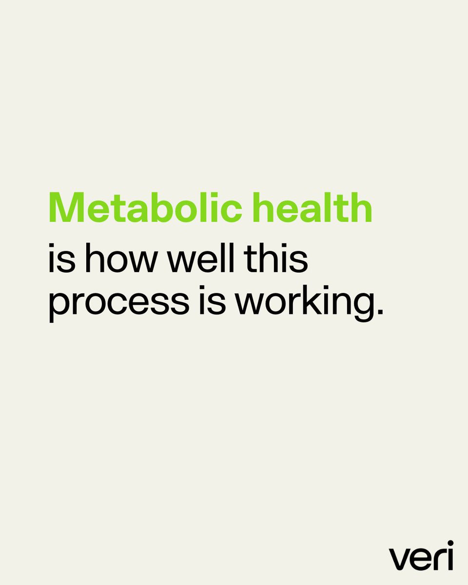We talk a lot about metabolic health…but what is it? 

Metabolism is all the ways your body produces and uses energy to keep you alive.

Metabolic health defines how well this process is working. 

Check out our Metabolic Health E-Book to learn more: bit.ly/3GFl6iU