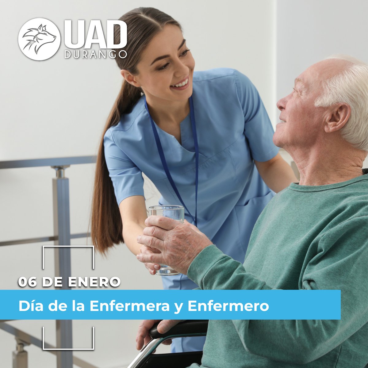 UDS_Hermosillo's tweet photo. ¡Feliz Día de la Enfermera y Enfermero! 🧑🏻‍⚕️

Hoy se celebra en México a los profesionales de la enfermería en todo el país, quienes sin duda son un pilar fundamental dentro del Sistema de Salud de nuestro país 🤍

#SiempreGrandes #SiempreLobos #enfermeria https://t.co/yXu5JXUkUg