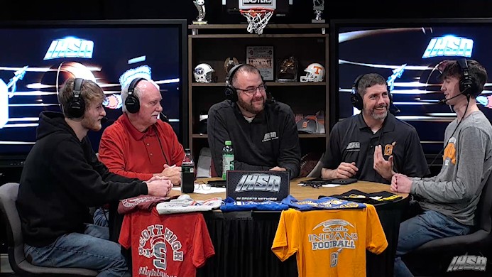 Our new set for The Round Table, courtesy of Greg Bond and the folks at Technology, and Tony Duncan and Trophy Masters, is something else!