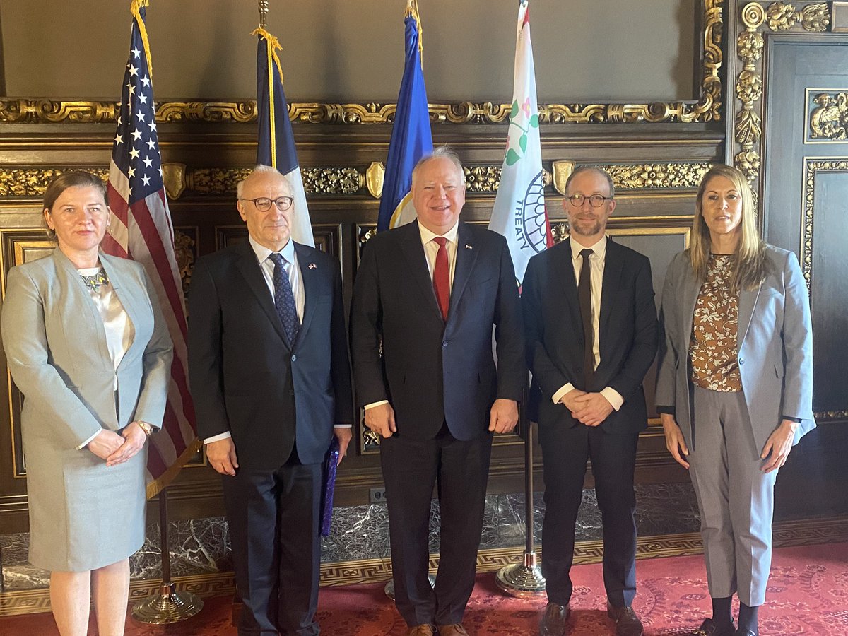 Welcome to Minnesota, Ambassador Étienne. It is an honor to show you our great state, L’Etoile du Nord, and introduce you to the companies and institutions that call it home.