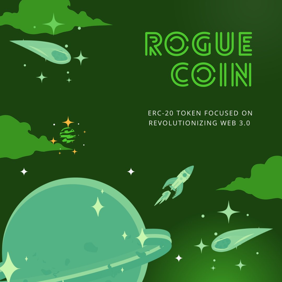 RogueCoinToken's tweet photo. #RogueCoin (RGC) is leading the charge in decentralizing finance. Are you ready to join the movement?

#crypto #roguecoin #rogue #currency #token #erc20 #erc20token  #exchange #decentralized #web3 #cryptocurrency #tothemoon #buynow #buy #bitcoin #btc #ETH https://t.co/YS9nMqKAcQ