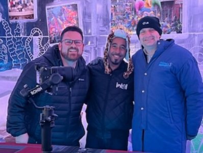 Sneak peek of something really "cool" we did today here at <a href="/CES/">CES</a> we will share next week. Shout out to <a href="/robeytech/">Robeytech</a>, <a href="/ORIGINPCCEO/">ًًً</a> and the <a href="/Minus5IceBar/">minus5 ICEBAR</a> . Stay tuned... #13thGen