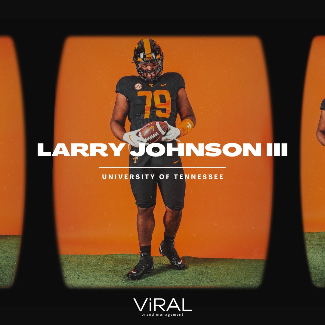 Join us in welcoming <a href="/iamthelarryj76/">Larry “Tre” Johnson III</a> from the University of Tennessee as an OFFICIAL #ViRAL athlete. 🍊📈🆙
