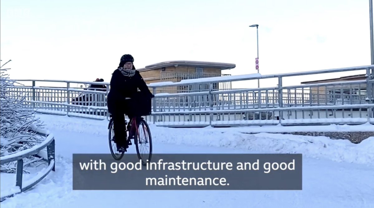 “We’re just regular wimps who are blessed with good infrastructure and good maintenance”

How to enable cycling in all weathers… 

#MeanwhileInOulu

bbc.co.uk/news/av/world-…