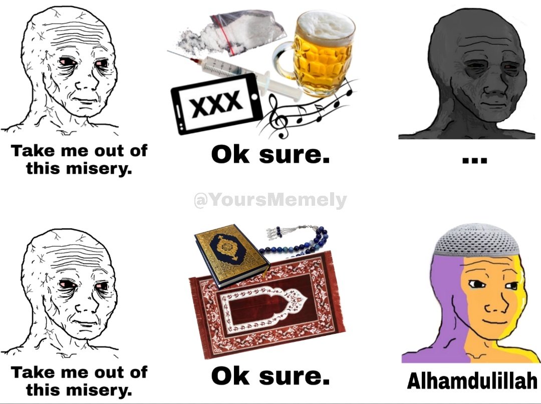 The peace you look for is in Islam ☝️