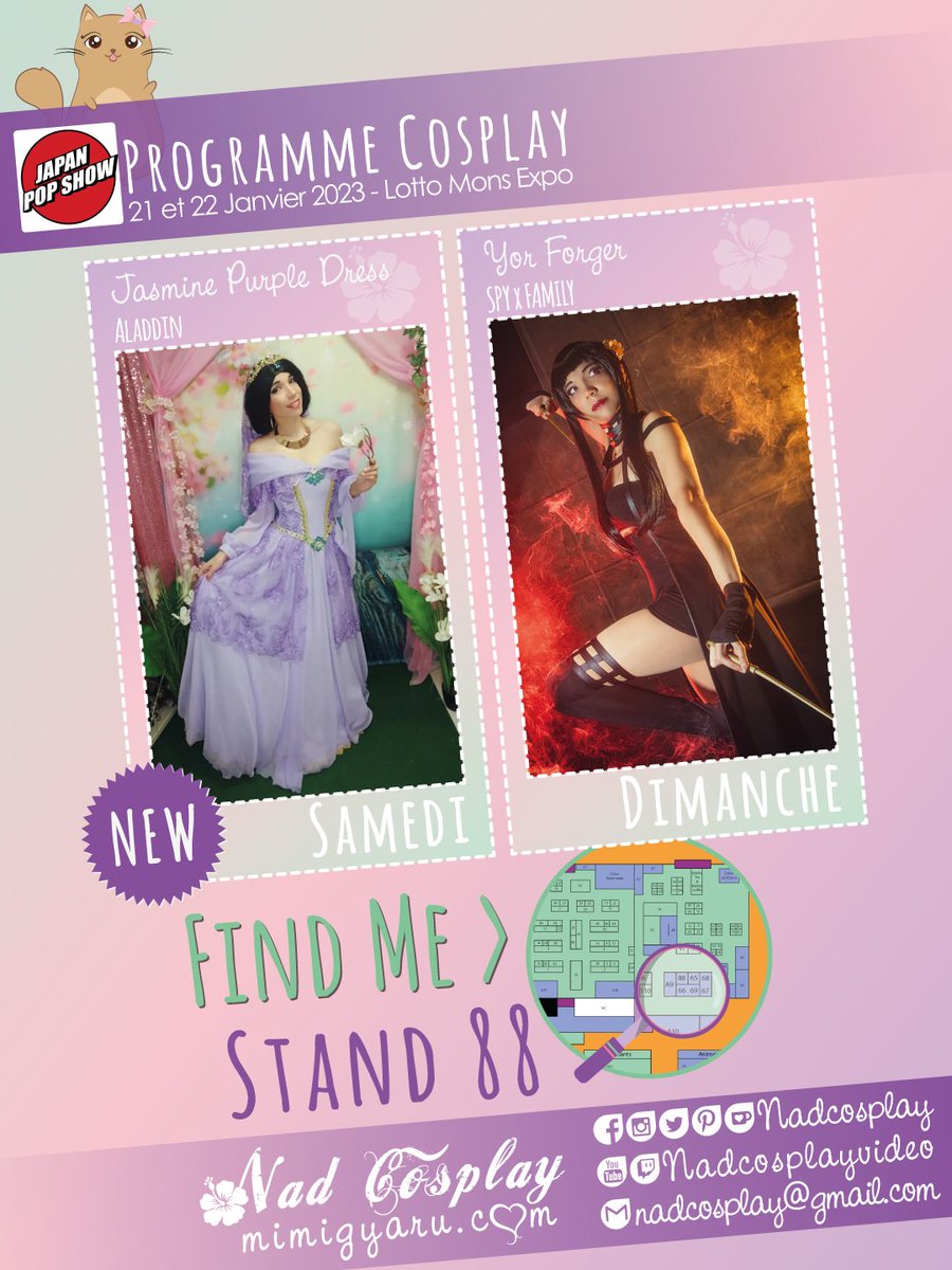 Retrouvez moi tout le weekend a Japan Pop show a Mons en Belgique !