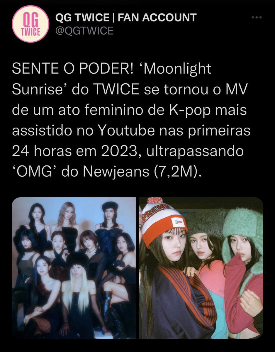 OnceDia's tweet image. Fanbase do twice se orgulhando de ter feito 7 M de views em menos de 24 horas