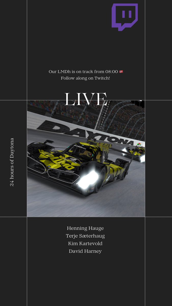 TeamSloWmo3's tweet photo. Our first car of the day is on track @ @DAYTONA ! 

LIVE https://t.co/WAkf2pgBpk https://t.co/m3gZui8VO2