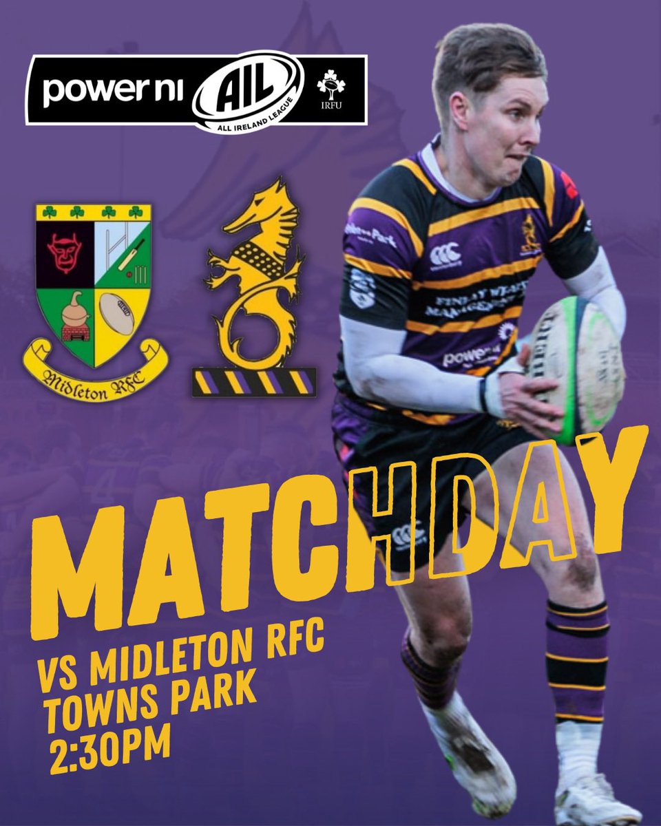𝗠𝗮𝘁𝗰𝗵𝗱𝗮𝘆

We’re in Cork facing <a href="/Midleton_RFC/">Midleton RFC</a> in the #EnergiaAIL2C 👊