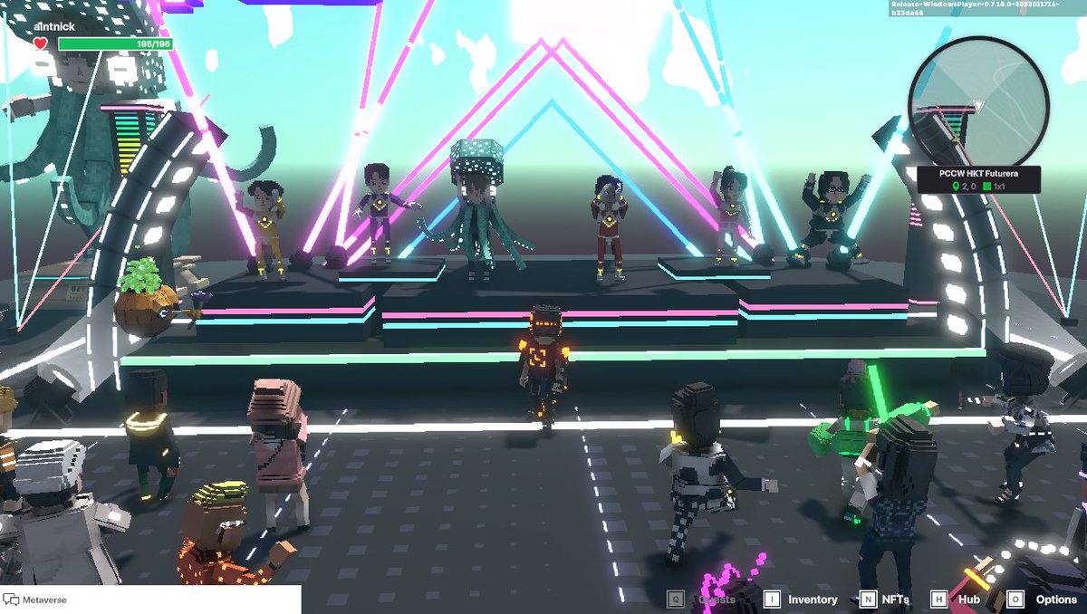 Dokaebiaint's tweet photo. @TheSandboxGame I found the Star Team in PCCW HKT Futurera! 🎮 #LunarNewYearTSB https://t.co/6ay4xNaMJ4