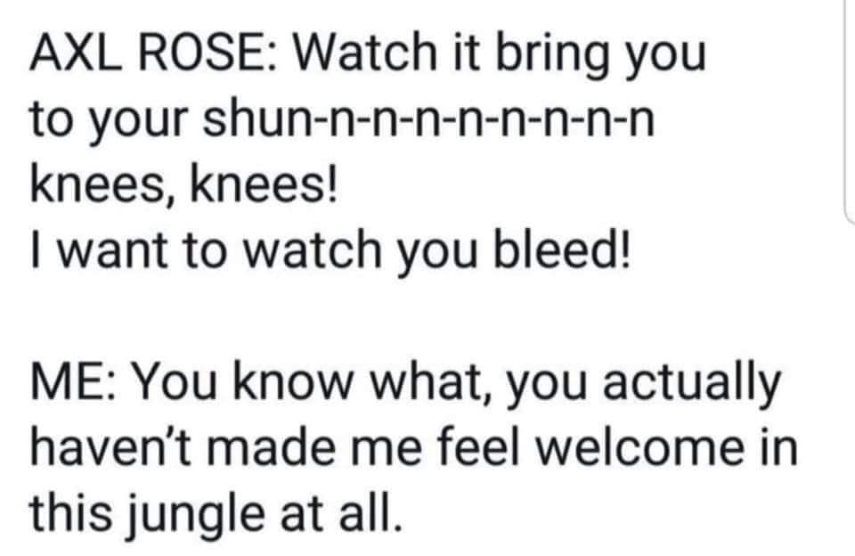 KeepTalkingMH's tweet image. Seriously...
#joke #humor #memes #GNR