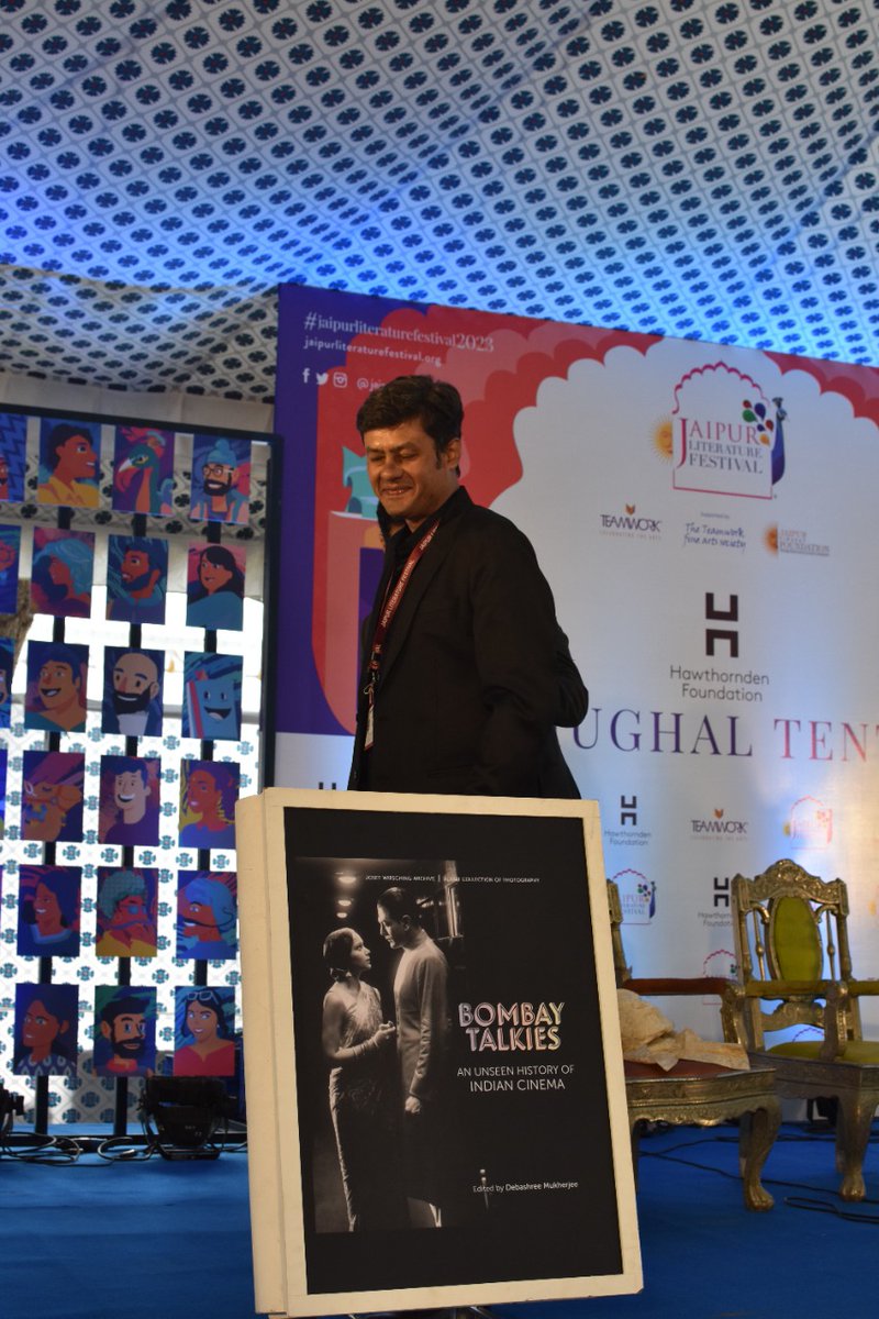 JaipurLitFest's tweet image. Jaipur Literature Festival’s signature First Edition book launch presents ‘Bombay Talkies: An Unseen History of Indian Cinema’ 
Pub. The Alkazi Collection of Photography in association with Mapin Publishing, 2023
With 165 photographs

Edited by Debashree Mukherjee