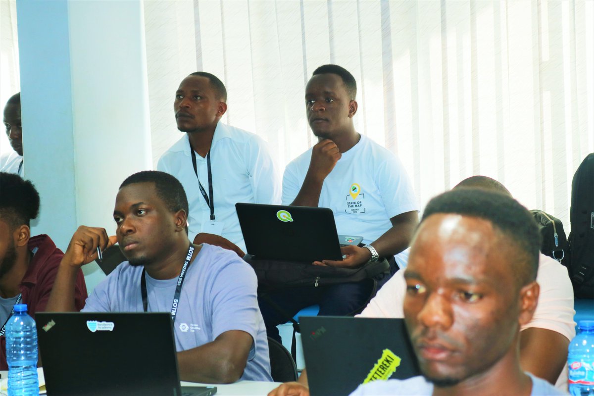 Intermediate and advanced GIS workshop provided by @mapaction  in collaboration with @OMDTZ 

#sotmtanzania