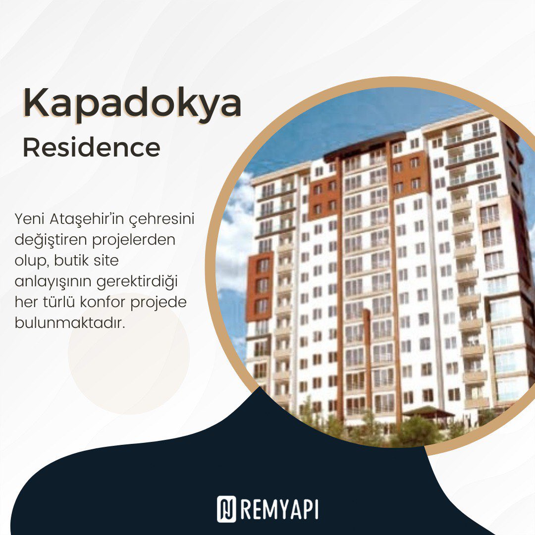 Kapadokya Residence ✨
.
.

 #gayrimenkul #finansmerkezi #finanskent #istanbul #turkey #konut #türkiye #işyeri #office #plaza