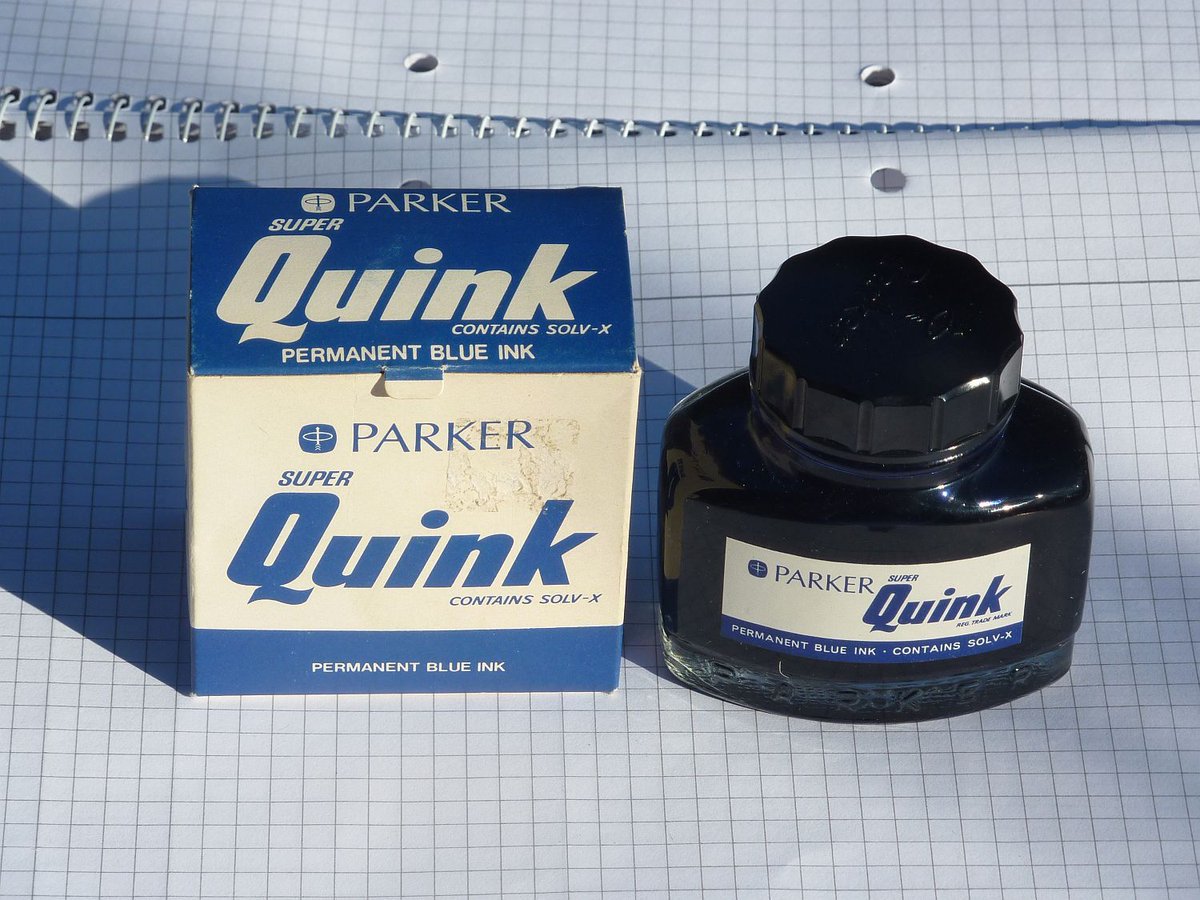 Anyone remember filling your fountain pen with this?