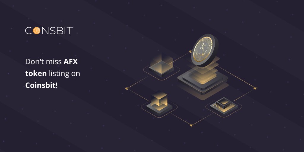 c0insbit's tweet photo. 💥 Dear users, we are glad to announce that AFX  token will be available on Coinsbit on 23.01.2023!

💵 Pair:
AFX/USDT

✅ To get more info: https://t.co/k6UTaBZpPc

🌈 Stay tuned to get updates and latest news from Coinsbit!

#Coinsbit #Listing #AFX https://t.co/vT8NdzjEJ7