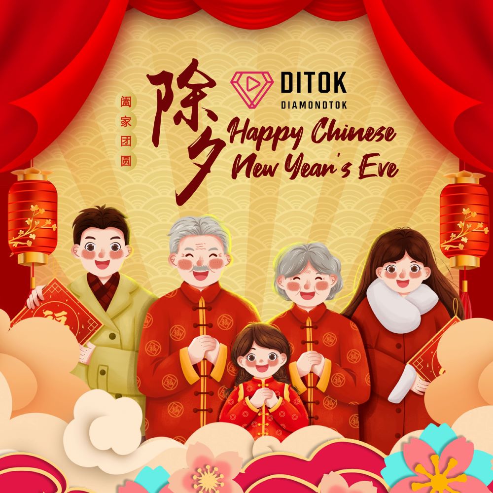 DiamondDitok's tweet photo. Wishing everyone has a Happy Chinese New Year's Eve 🏮 and Great Reunion Dinner 🍲
From DiamondTok
#Diamondtok
#Ditok
#HappyCNY2023
#chuxi除夕
#reuniondinner https://t.co/IO9AODuH1Q
