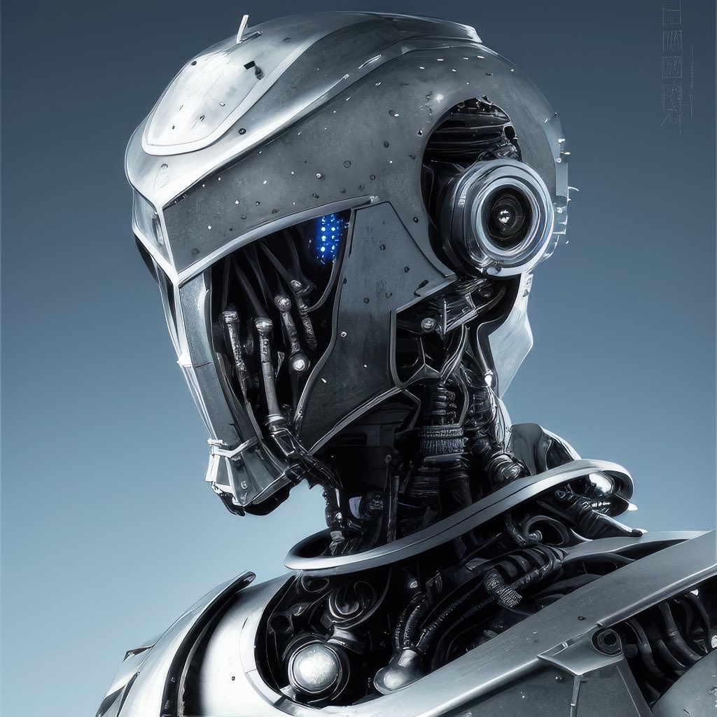 wreckists's tweet photo. Intricate details

#silverrobot #robotart #nftartist #aiartist #aiartcommunity #nftgiveaway #nftcommunity #cryptoartist #cryptocurrency #stablediffusionart #nftart  #cryptoart #ArtistOnTwitter https://t.co/J49Bj9x3Nh