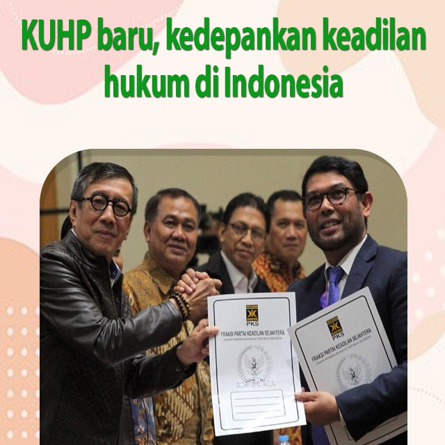 S4D46's tweet photo. KUHP baru yang menggantikan KUHP produk kolonial merupakan wujud kemajuan bidang hukum di Indonesia.
#kuhp
#Indonesia #KUHPKemajuanIndonesia #KUHPReformasiHukum https://t.co/cXbdBlIGwm