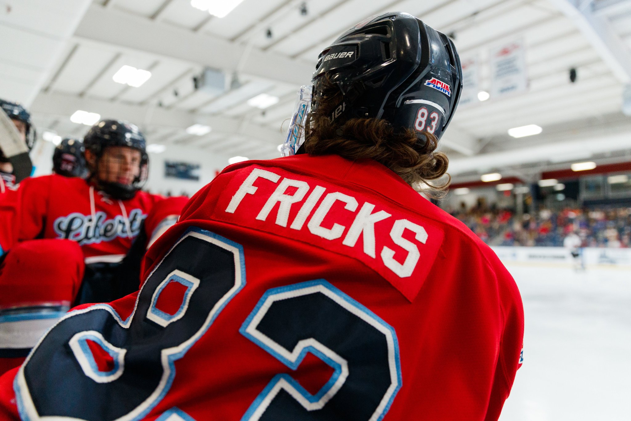 Liberty Hockey on Twitter "83 Josh Fricks was carried off the ice