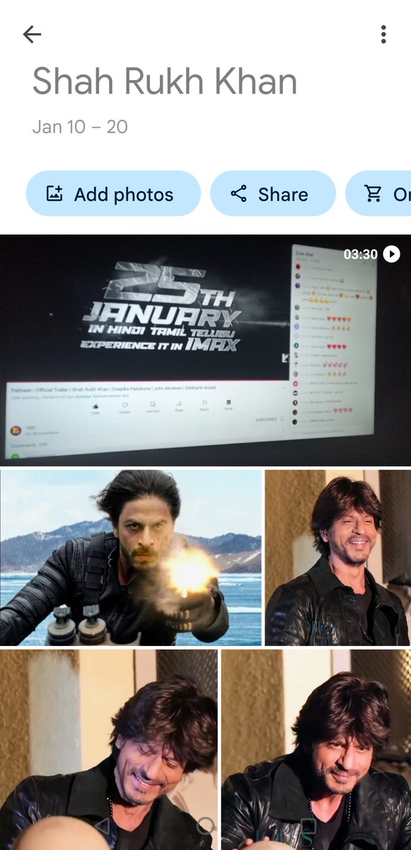 dalene2629's tweet photo. It's official. Finally started a photo album, a pleasant work in progress!
#ShahRukhKhan to love & live for! I declare I'm completely bonkers over this fellow. No need to worry I'm just off my rocker for a bit!
#5DaysForPathaan https://t.co/tRsI8Vy7WT