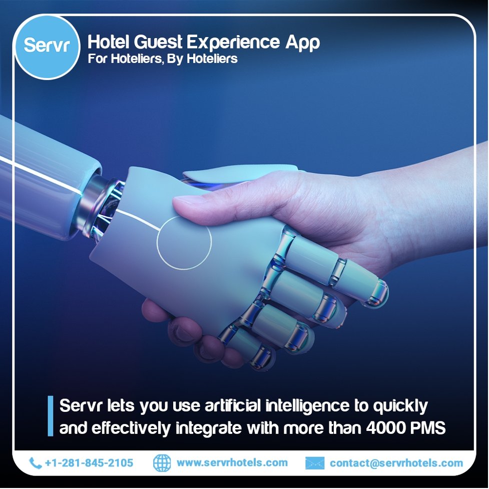 servr_hotels's tweet photo. Who doesn't adore using the new PMS technology to transform their hotel?
Start using Servr, an internationally recognized genius
Learn More : https://t.co/6zwwgkNmFl
#digitalhotel #smarthotels #hoteltech #hospitalitytech #hospitality #tourism #hotel #hospitalityindustry https://t.co/mkVlTsRqN8
