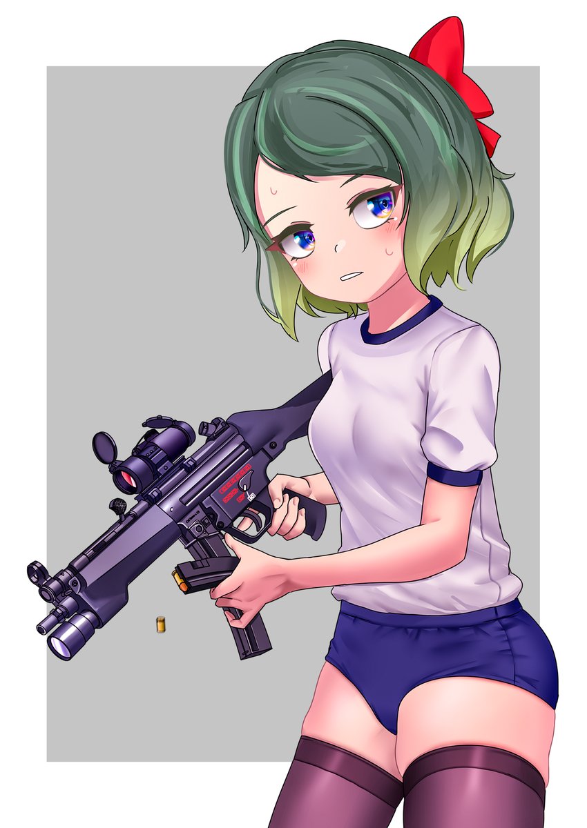 「VFCのMP5を買ったので 今年初うちのこ 」|デドルディのイラスト