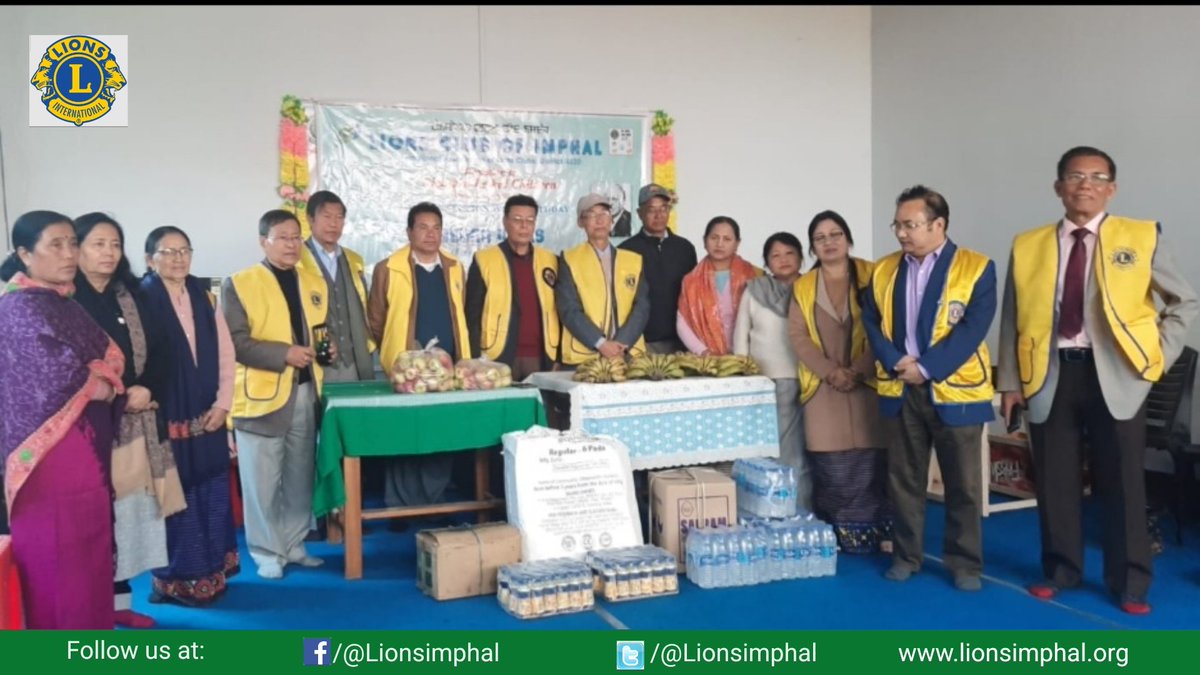 @lionsclubs Diabetes screening, donating food, sanitary pads & cash to a children home in Imphal, India in connection with #MelvinJones Birthday by #LionsClubofImphal #Dist322d 
Our website lionsimphal.org
