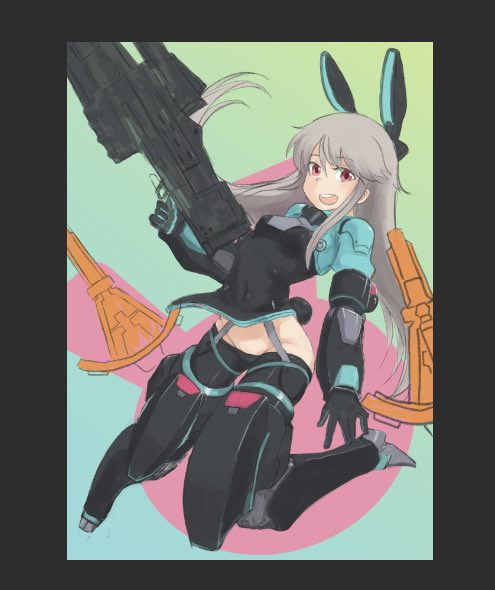 あとはブキ塗って仕上げ。
完成したやつはキレイな方のアカウントにあげるっす。 