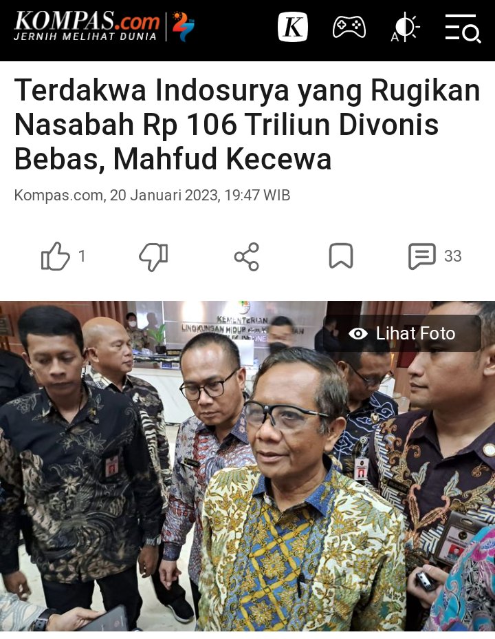 DoankWarto's tweet photo. Hakim yg memeriksa dan memberikan VONIS BEBAS terdakwa korupsi Indosurya, harus diperiksa oleh KY karena mencederai rasa keadilan.

Komisi Yudisial harusnya bersikap dan mengambil inisiatif untuk segera melakukan pengawasan serta memeriksa Hakim tersebut.

Rakyat pasti dukung. https://t.co/CI2Ez6RIYo